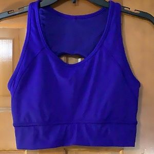 EUC Athleta size medium royal blue sports bra